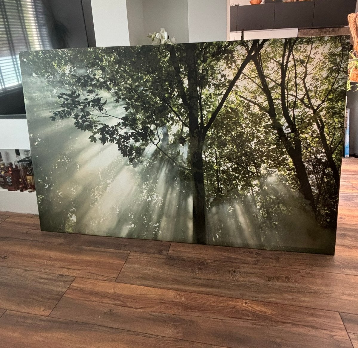 Ikea canvas 200x128 cm, Ophalen, Gebruikt, 125 cm of meer, Print
