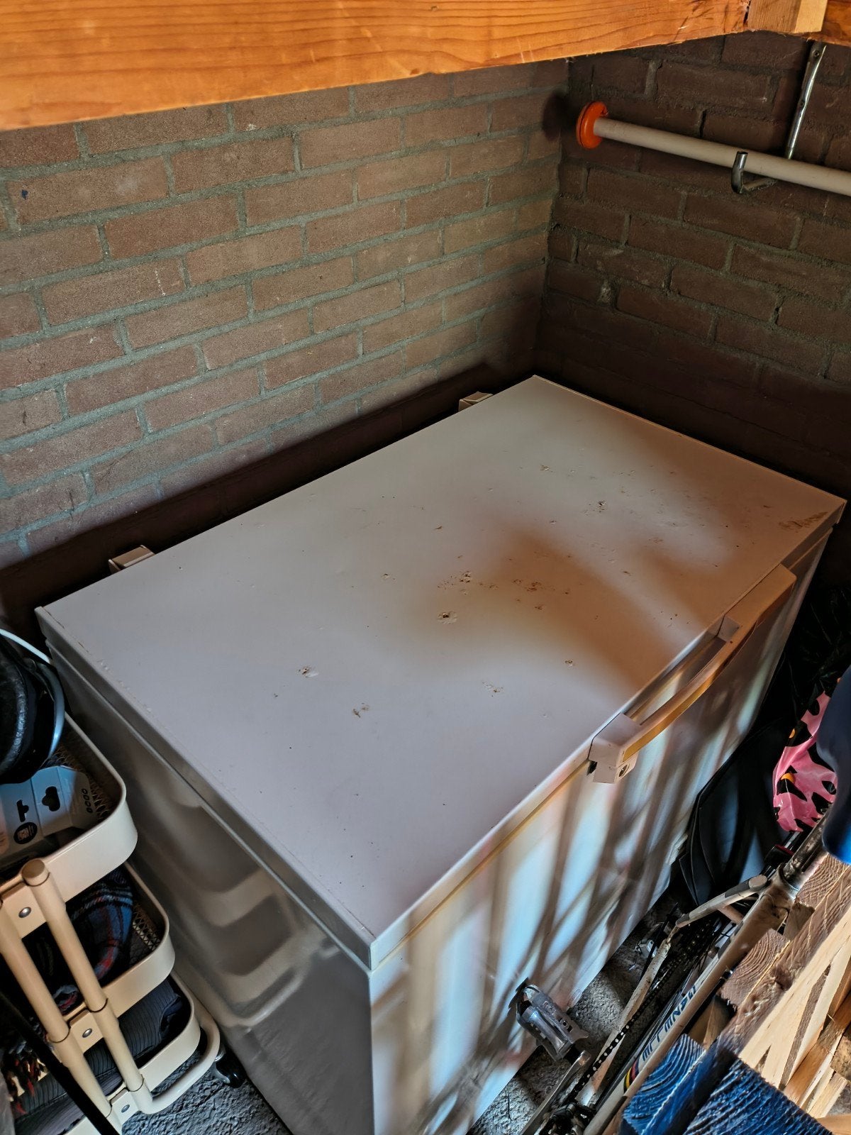 Vrieskist, Witgoed en Apparatuur, Vriezers en Diepvrieskisten, Ophalen, Gebruikt, 85 tot 120 cm