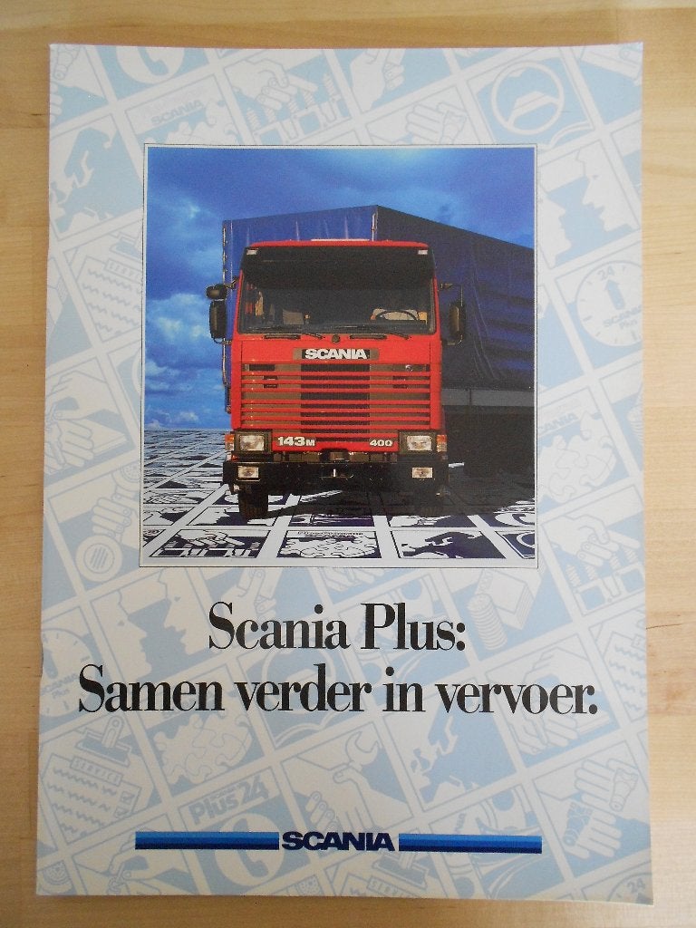 Scania Service Brochure ca 1990, Verzenden, Zo goed als nieuw, Overige merken, Scania