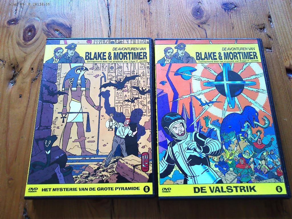 De avonturen van Blake & Mortimer DVD / Valstrik - Pyramide, Cd's en Dvd's, Dvd's | Tekenfilms en Animatie, Alle leeftijden, Ophalen of Verzenden
