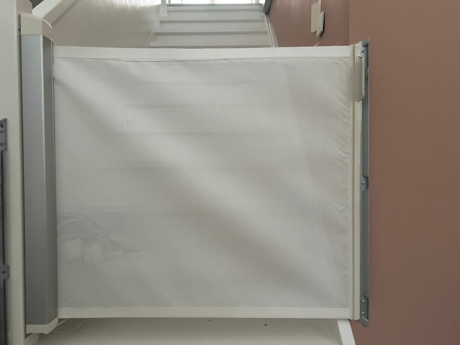 2 Lascal KiddyGuard Avant traphekjes oprolbaar, Kinderen en Baby's, Traphekjes, Gebruikt, Oprolhekje, Metaal of IJzer, 115 cm of meer