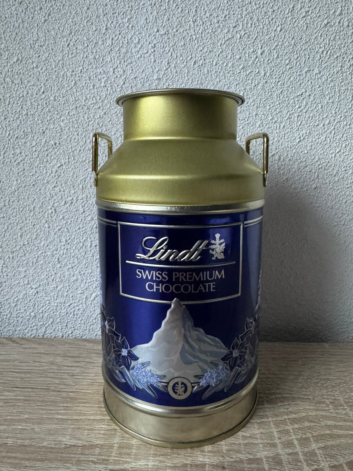 Lindt bewaarblik melkbus, Verzamelen, Ophalen of Verzenden, Zo goed als nieuw, Overige, Overige merken