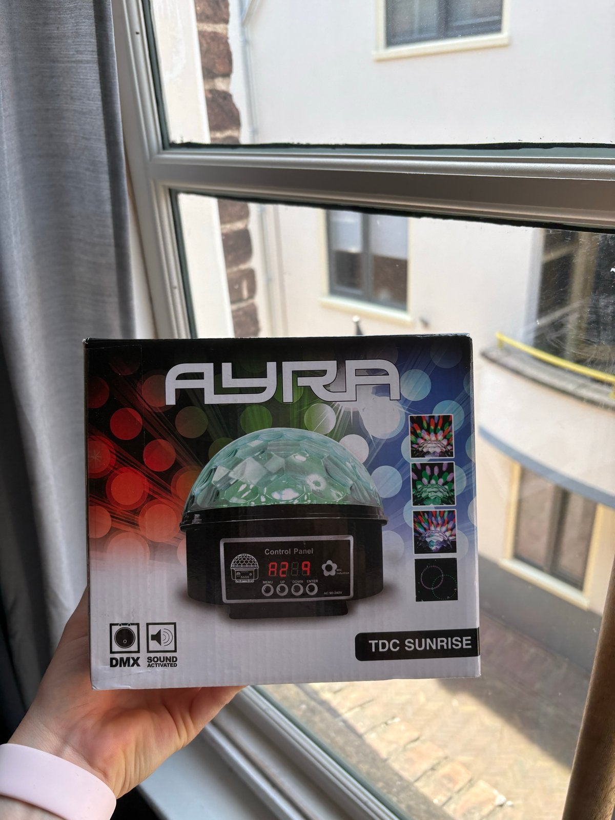Ayra TDC Sunrise dmx LED light/ discobol, Ophalen, Zo goed als nieuw, Licht, Geluidgestuurd