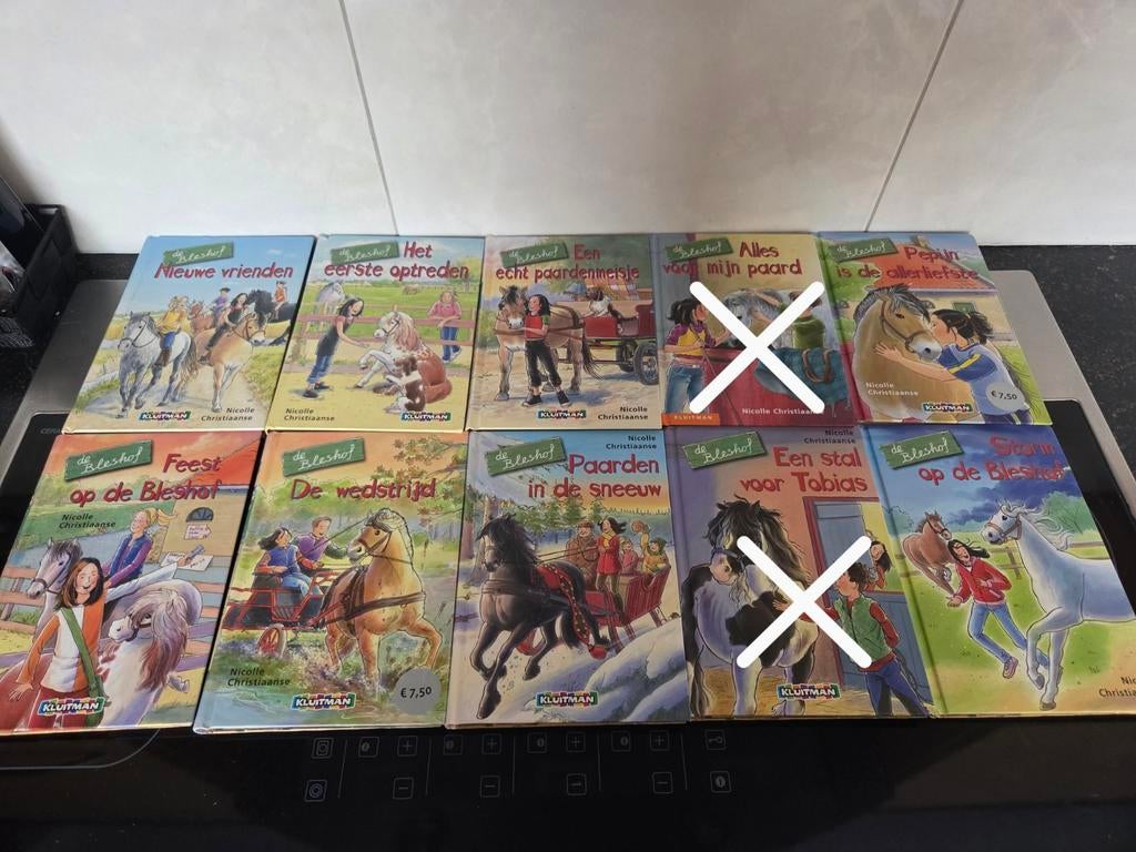 8 boeken van de Bleshof, Verzenden, Gelezen