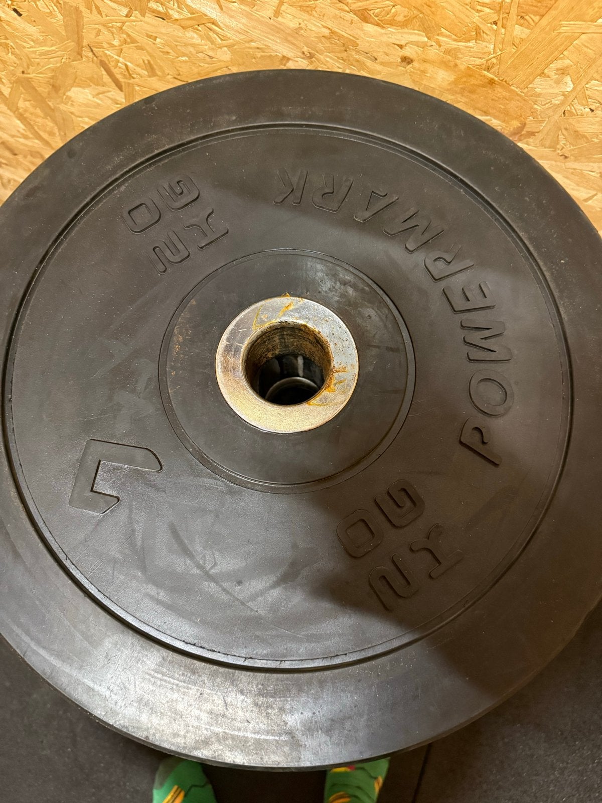 2x 20kg Powermark Bumper Plates, Ophalen, Gebruikt, Halterschijven