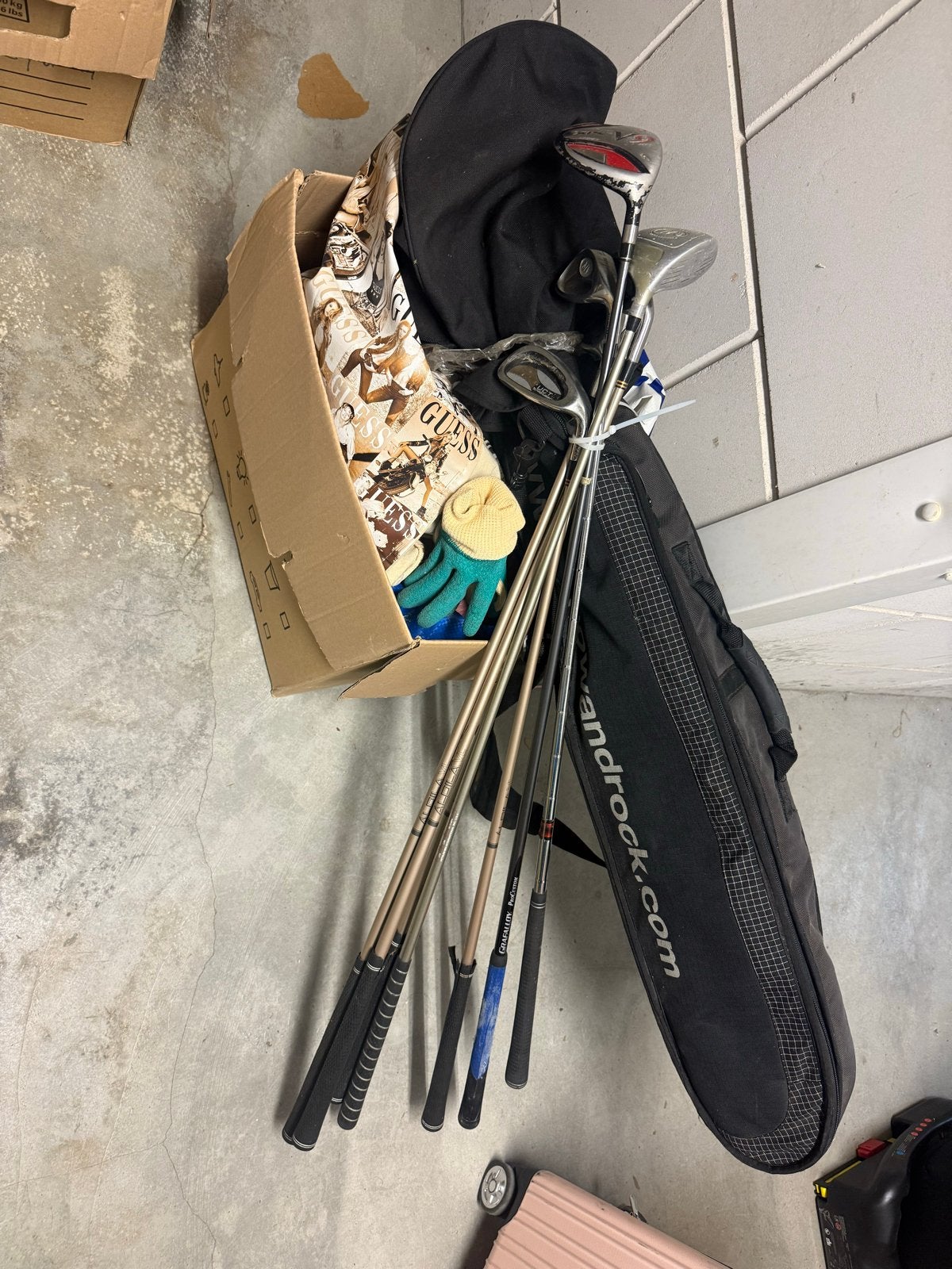 Zo goed als nieuwe golfset met dames set, Sport en Fitness, Ophalen, Zo goed als nieuw, Set, Overige merken