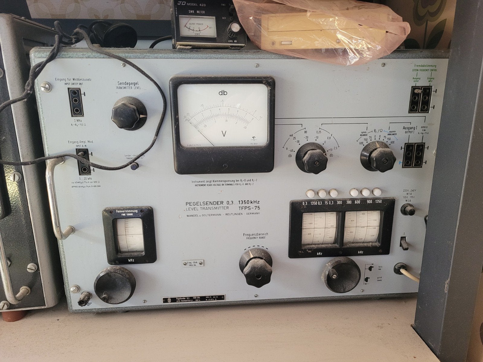 Pegelsender 0.3 1350kHz Level Transmitter TFPS-75, Ophalen, Gebruikt, Audio