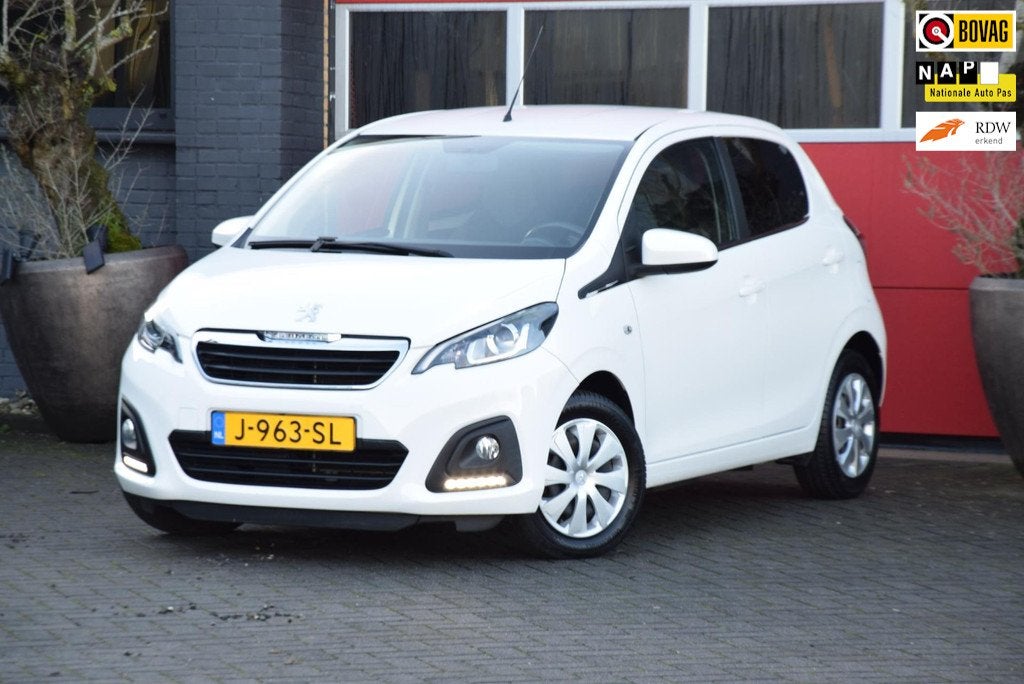 Peugeot 108 1.0 e-VTi Active 2020 Airco 5 Deurs Bluetooth Ge, Auto's, Peugeot, Voorwielaandrijving, Stof, 4 stoelen, Wit