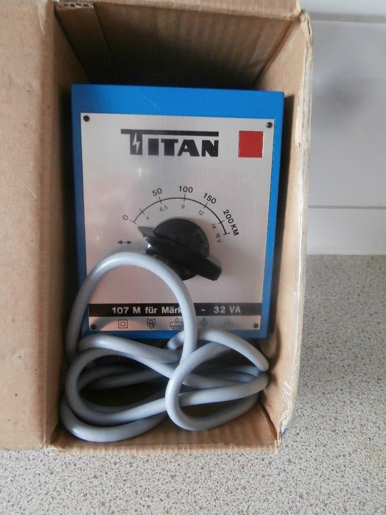 TITAN TRAFO VOOR MARKLIN, Overige merken, Ophalen of Verzenden, Zo goed als nieuw, Transformator of Voeding