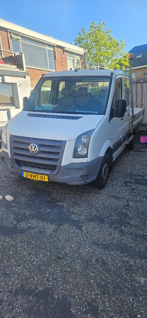 Volkswagen Crafter 2010, Auto's, Bestelauto's, Electronic Stability Program (ESP), Volkswagen, 7 stoelen, Wit