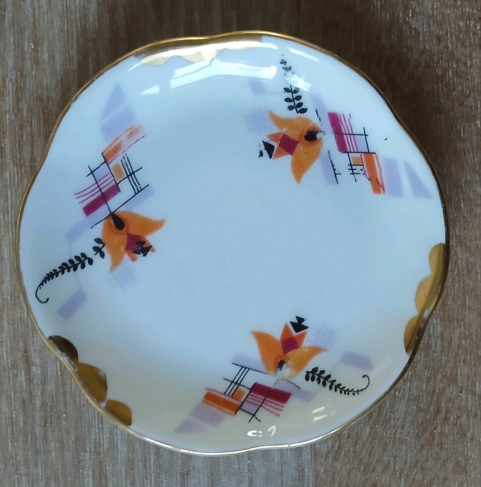 11 Vintage Art Deco Petitfour bordjes–„Hoju Porselein., Antiek en Kunst, Ophalen of Verzenden