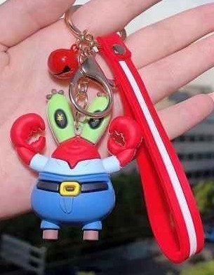 sleutelhanger Leendert / Meneer Krabs uit SpongeBob, Ophalen of Verzenden, Nieuw, Knuffel of Figuurtje
