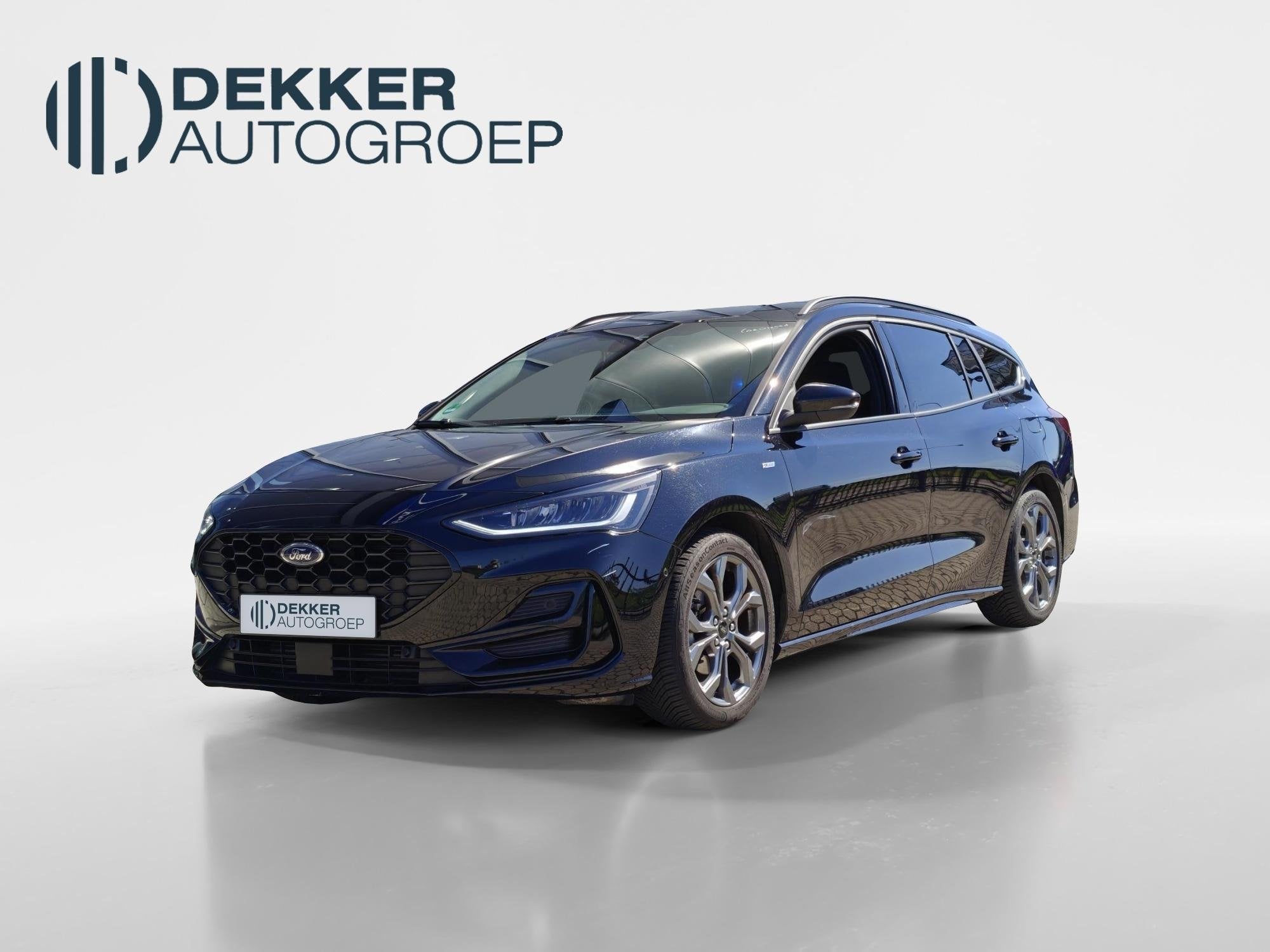 Ford Focus Wagon 1.0 EcoBoost Hybrid ST Line | Groot scherm, Auto's, Gebruikt, Euro 6, Zwart, Origineel Nederlands