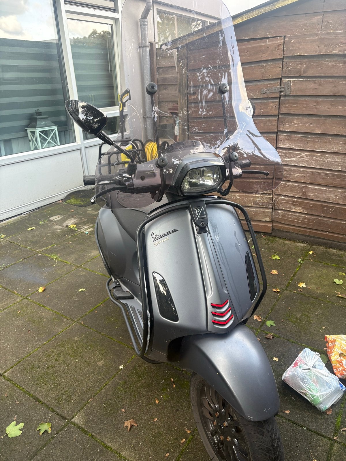 Vespa Sprint 4T 25km/u - Matgrijs - Zo goed als nieuw, Overige modellen, Ophalen of Verzenden, Zo goed als nieuw, Benzine