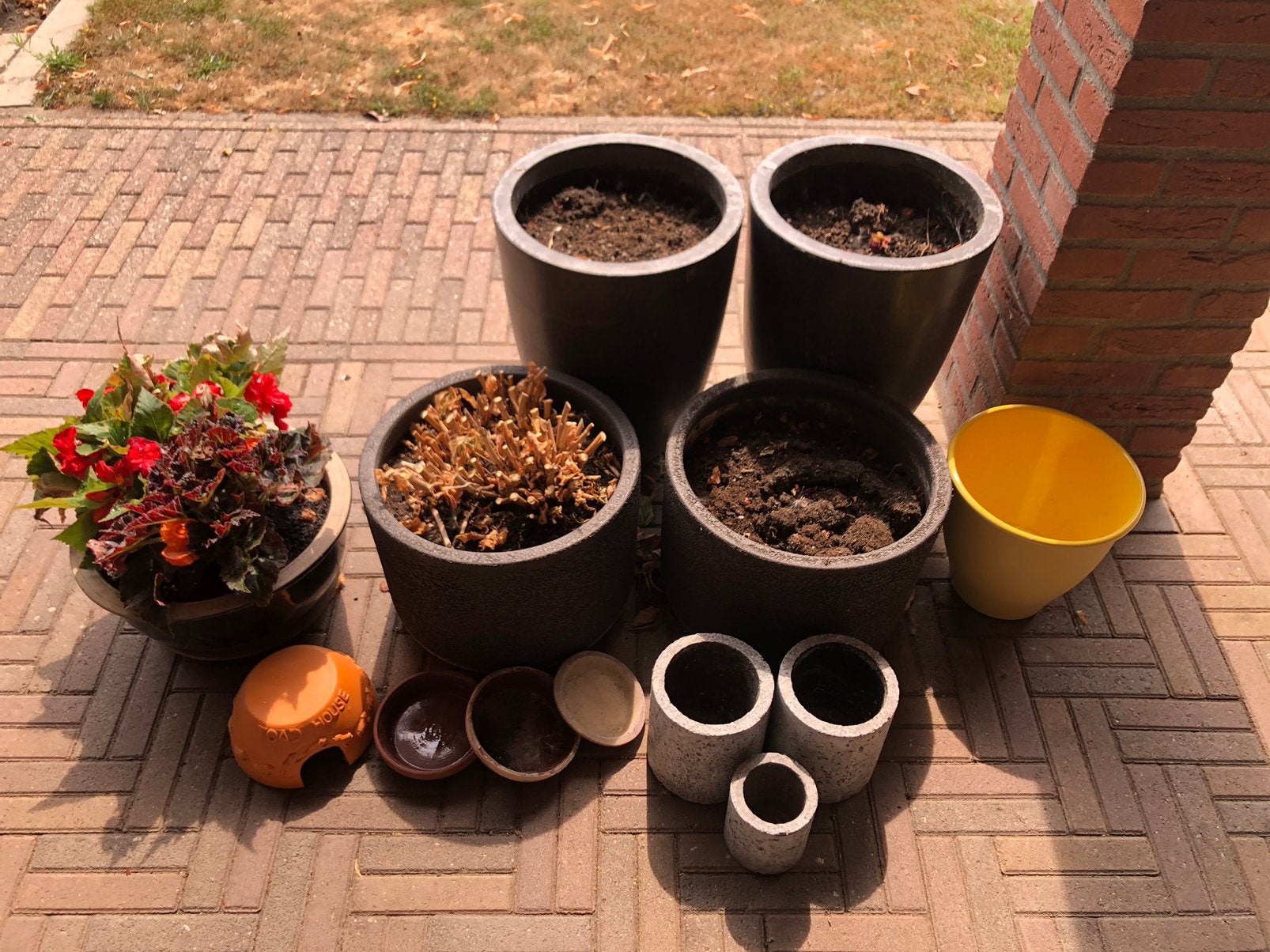 Bloempotten en schalen. LAATSTE WEEK!!, Ophalen, Gebruikt