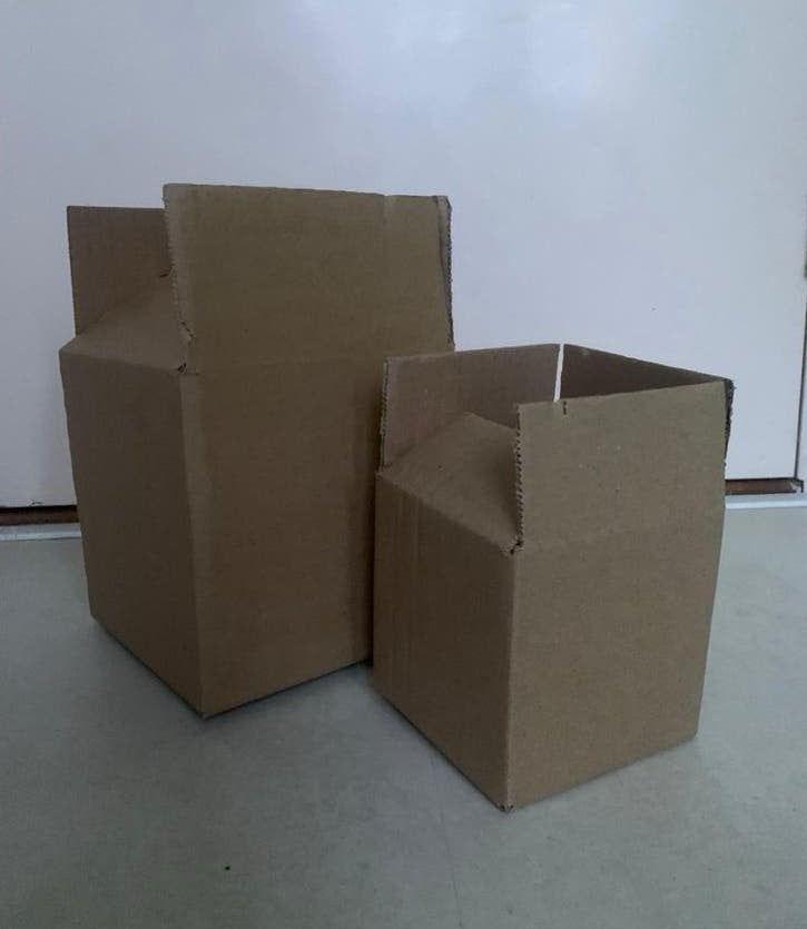 Kartonnen doosjes 15x15x15 cm en 10x10x10 cm (60 stuks), Ophalen, Doos, Opvouwbaar, Minder dan 50 cm