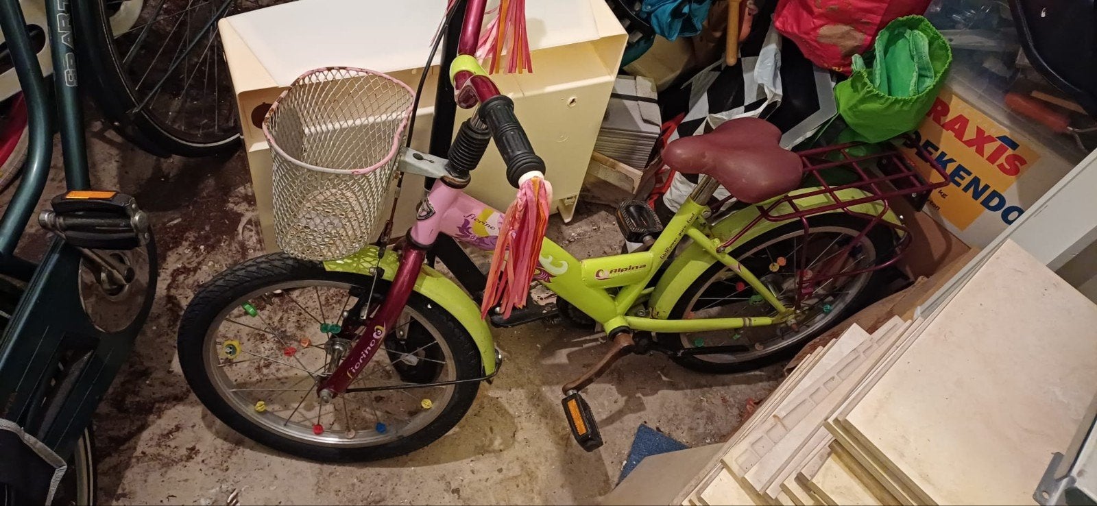 Kinderfiets Alpina Girl Power (4-6 jaar), Fietsen en Brommers, Fietsen | Tandems, Ophalen, Minder dan 10 versnellingen, Gebruikt
