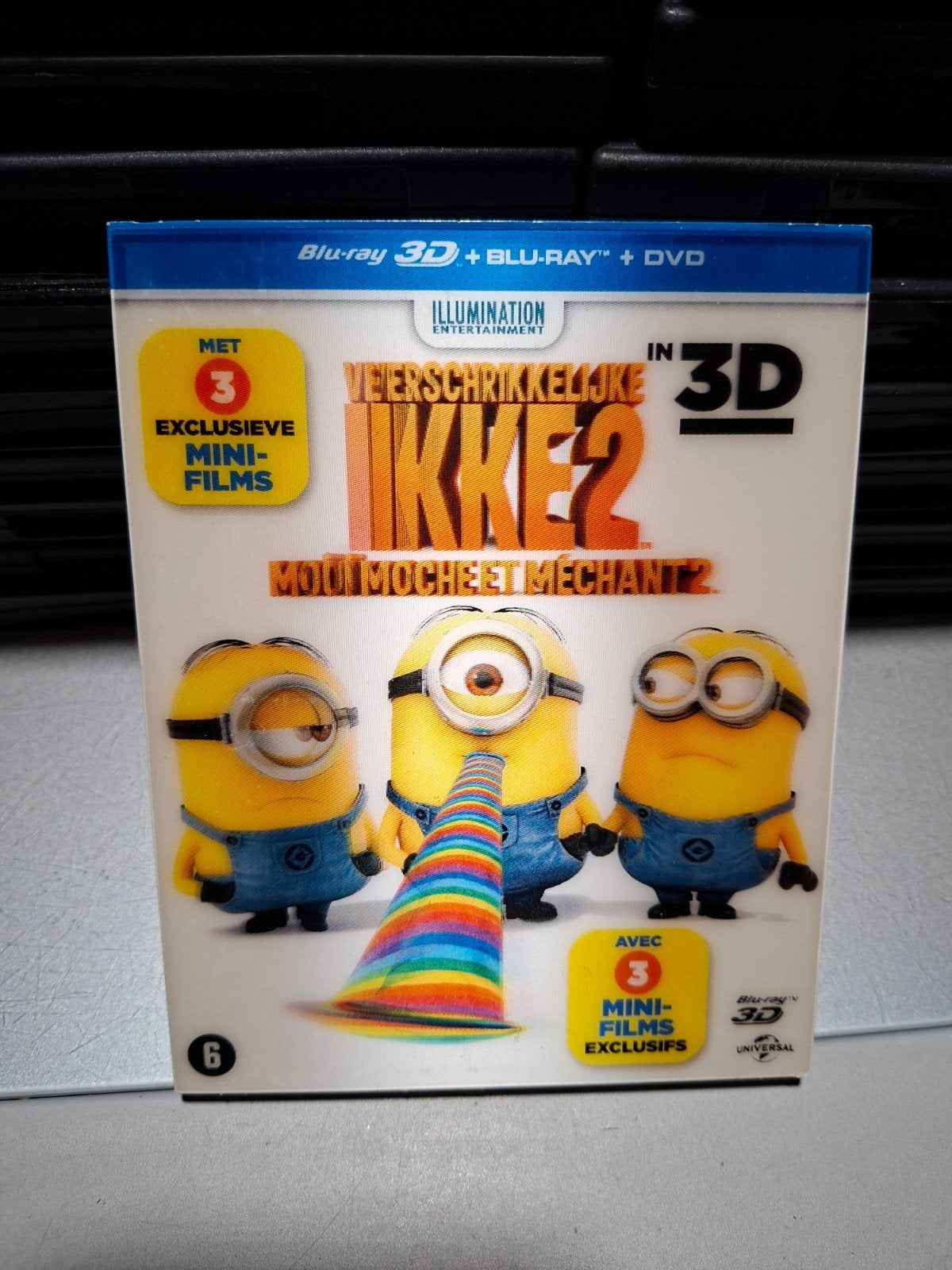 Verschrikkelijke Ikke 2 (Despicable Me 2) 3D Blu-ray + Blu-, Gebruikt, Film, Ophalen of Verzenden, 3D Blu-ray