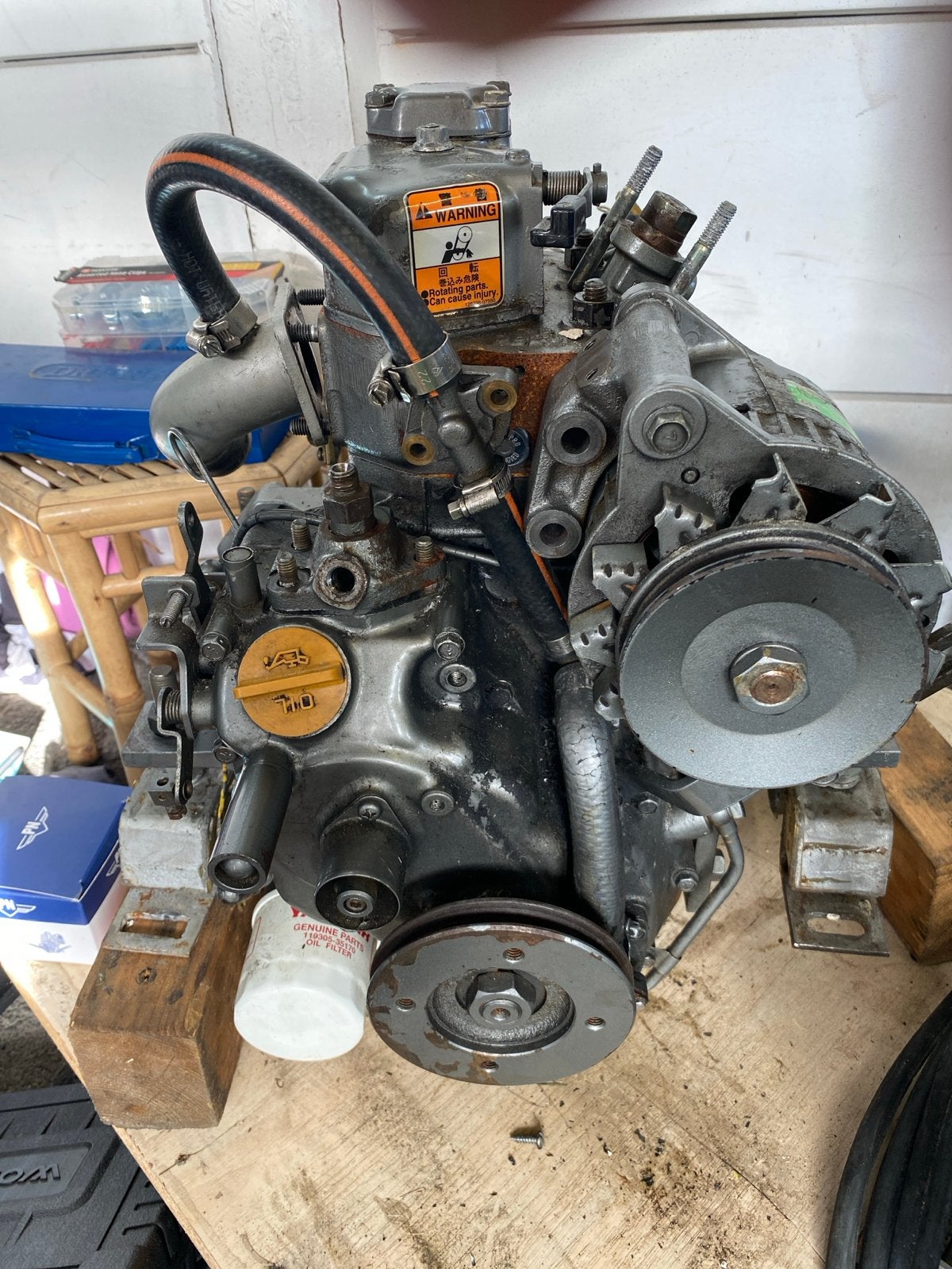 Gebruikte Yanmar 1gm10 Dieselmotor, Ophalen, Gebruikt, Dieselmotor, 1800 rpm of meer