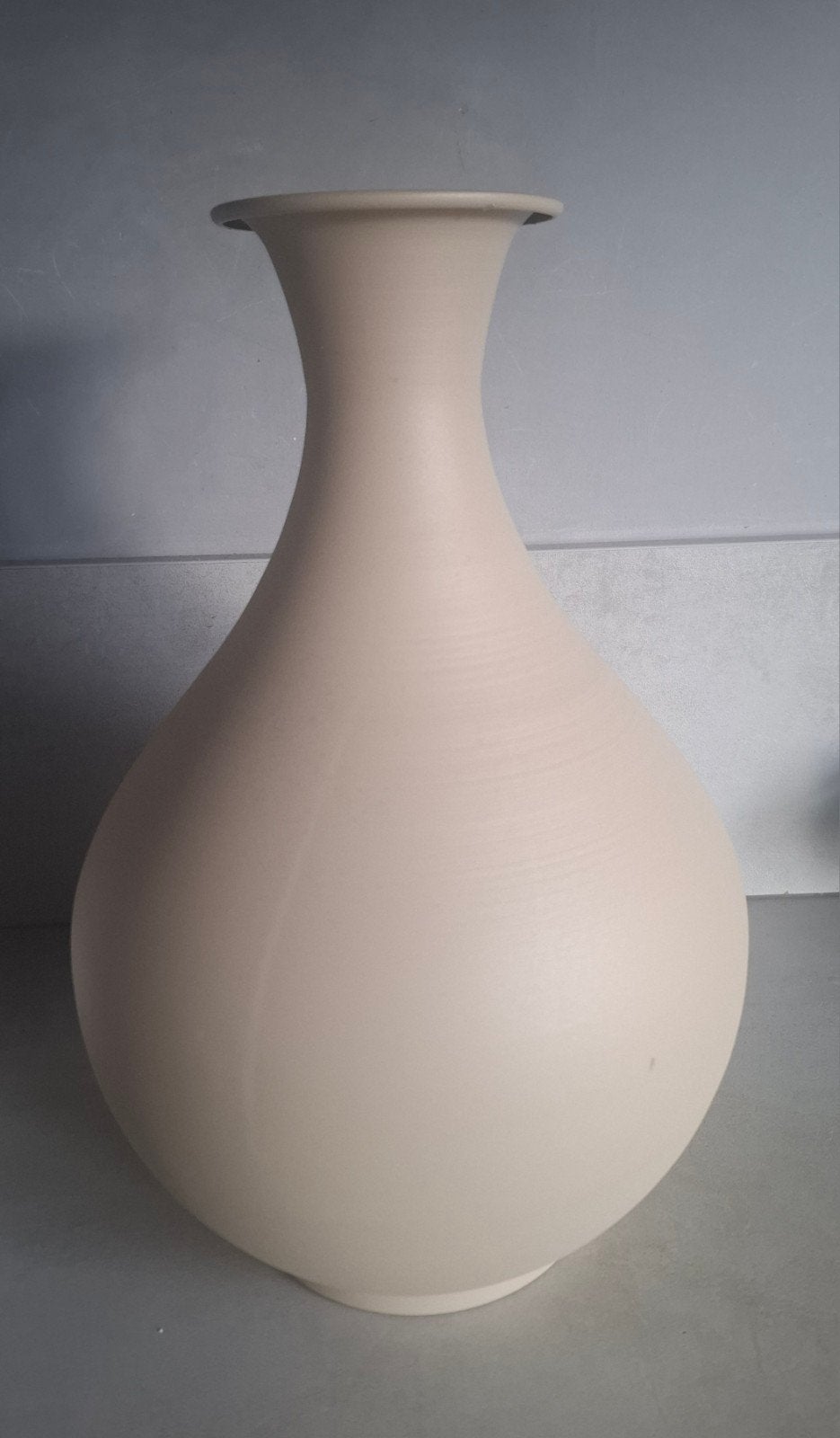 Taupe kegelvormige vaas Jerup, Overige kleuren, 35 cm, Matte afwerking, Ophalen of Verzenden