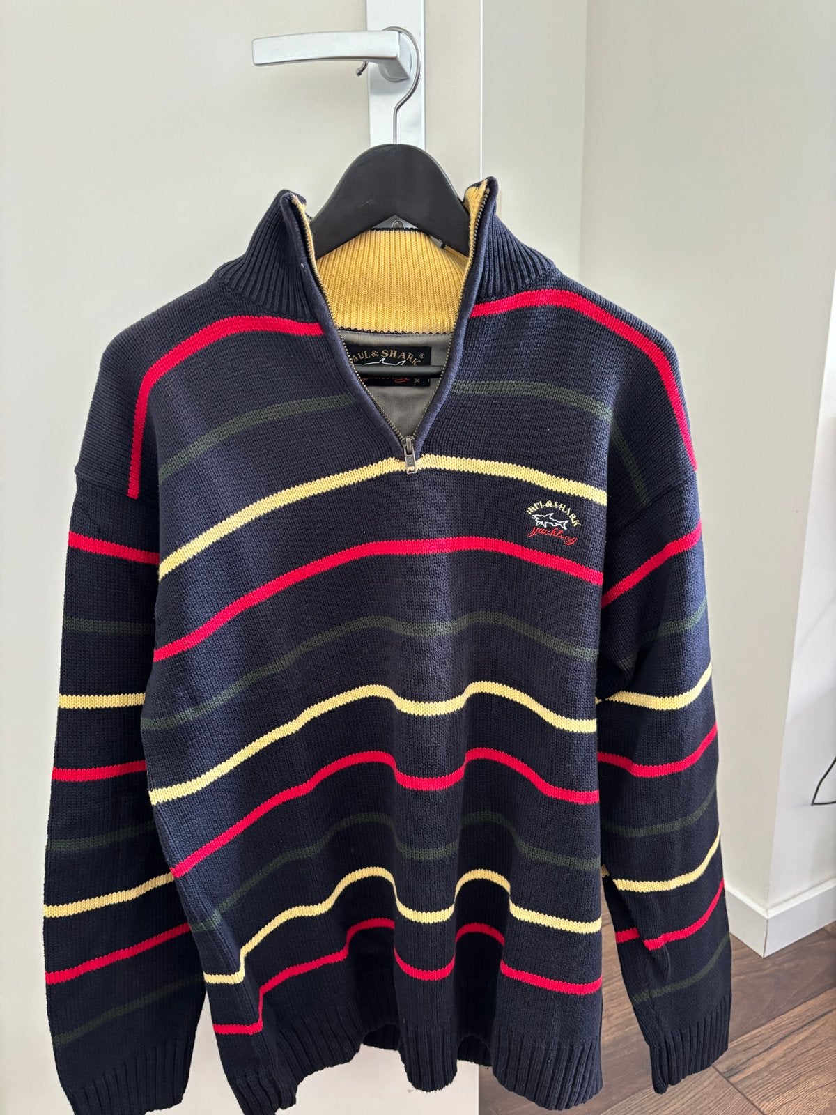 Paul & Shark Yachting gestreepte trui met rits, Ophalen of Verzenden, Gedragen, Maat 56/58 (XL), Blauw