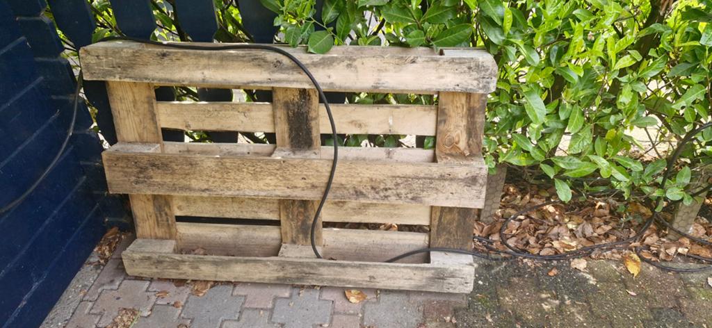 Europallet in zeer goede staat, Doe-het-zelf en Verbouw, Hout en Planken, Ophalen, Zo goed als nieuw, 50 mm of meer, Pallet
