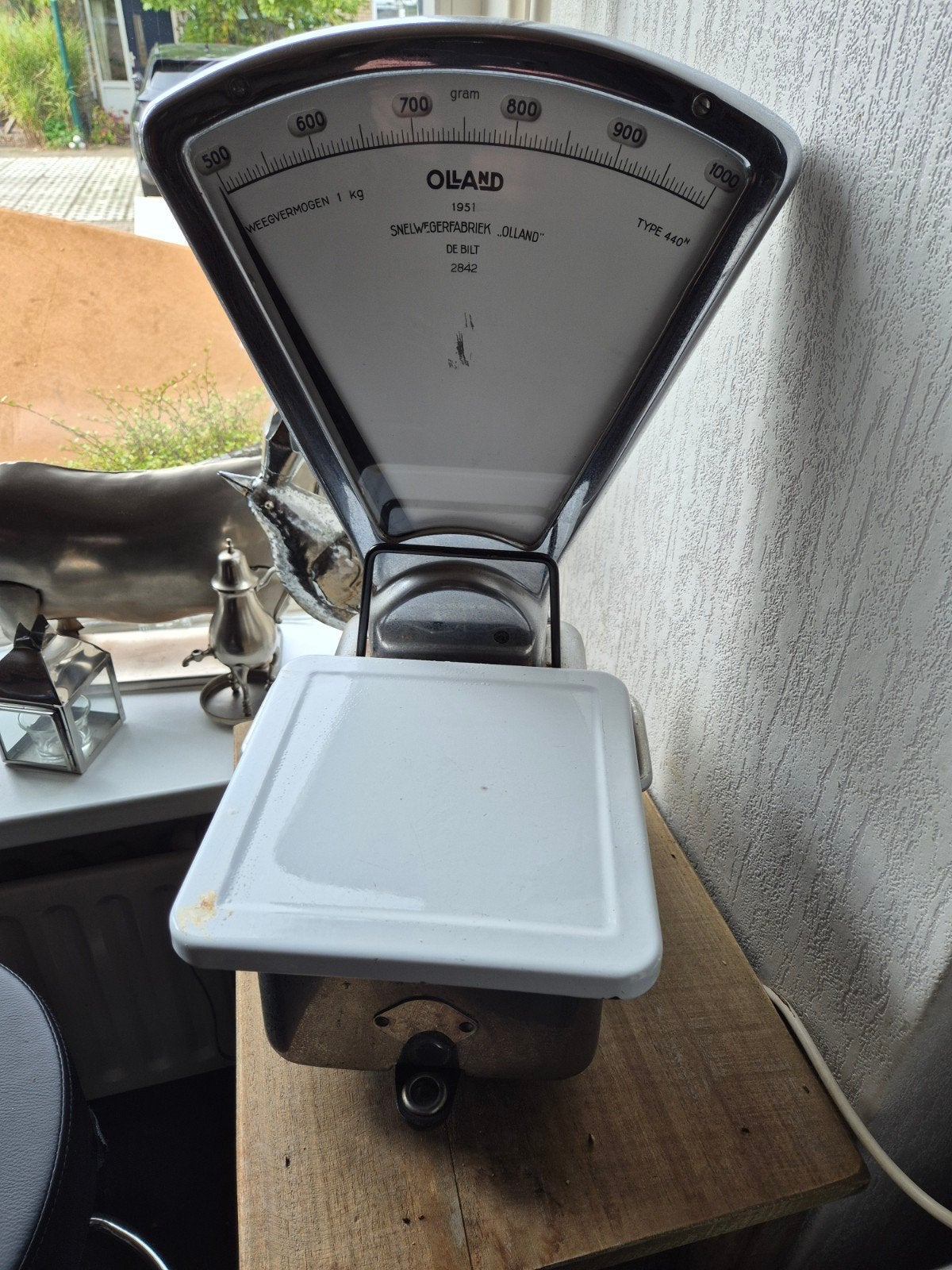Vintage Oland weegschaal - Type 440 - 1951, Ophalen