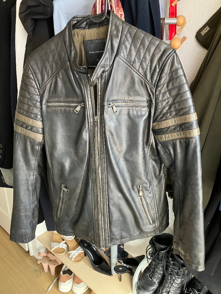 Leren jas Rino & Pelle, Bruin, Maat 48/50 (M), Nieuw, Rino &Pelle