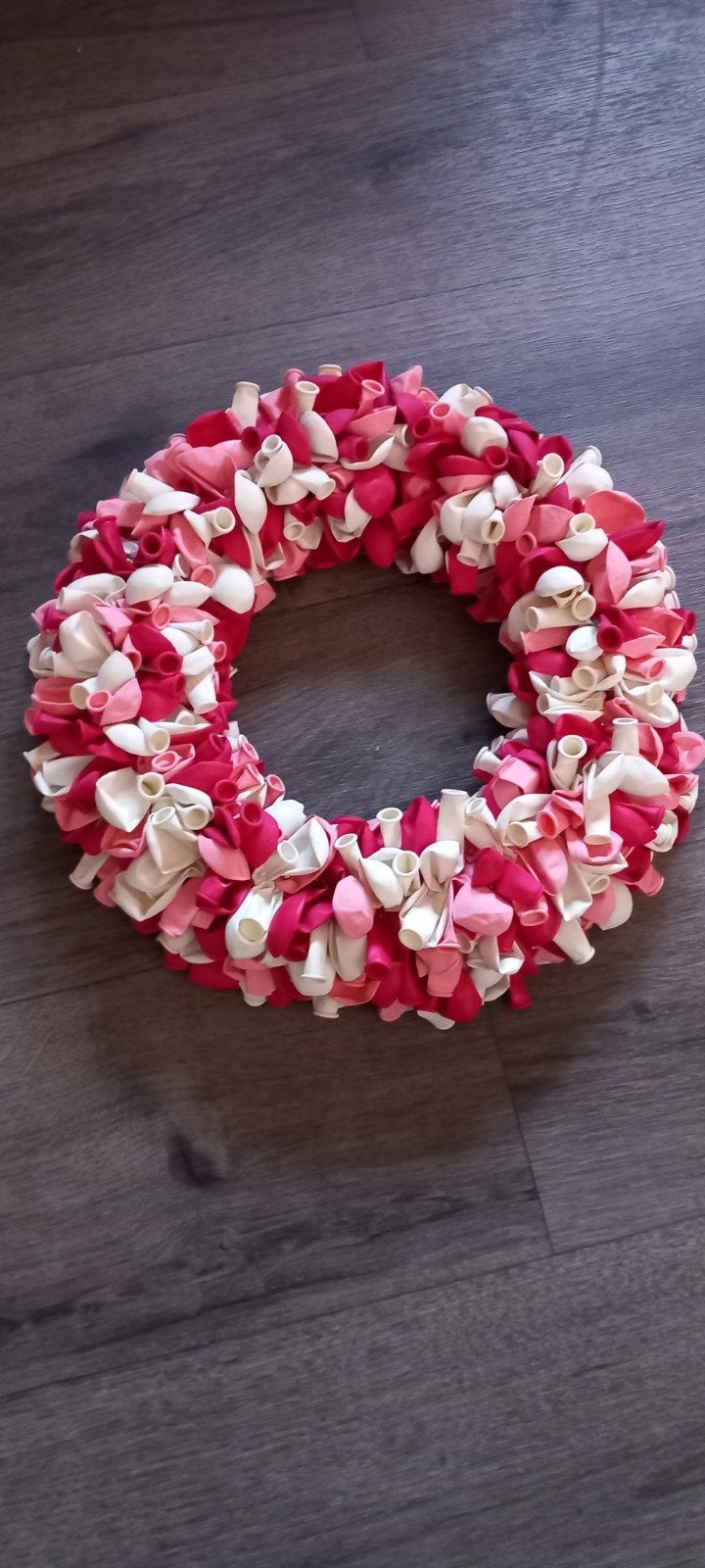 Ballonnenkrans Geboorte Kado - Roze tinten, Ophalen of Verzenden, Nieuw, Versiering, Geboorte of Huwelijk
