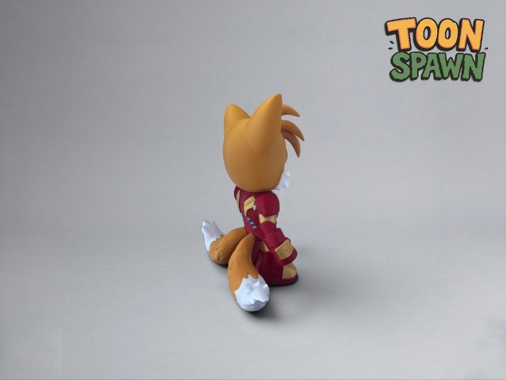 Iron Tails – Iron Man X Tails Mash‑up – 27 cm, Ophalen of Verzenden, Nieuw, Overige typen