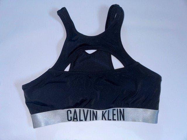 CALVIN KLEIN bikini top XS in ~~nieuw~~ staat, Kleding | Dames, Badmode en Zwemkleding, Verzenden, Zo goed als nieuw, Zwart, Bikini