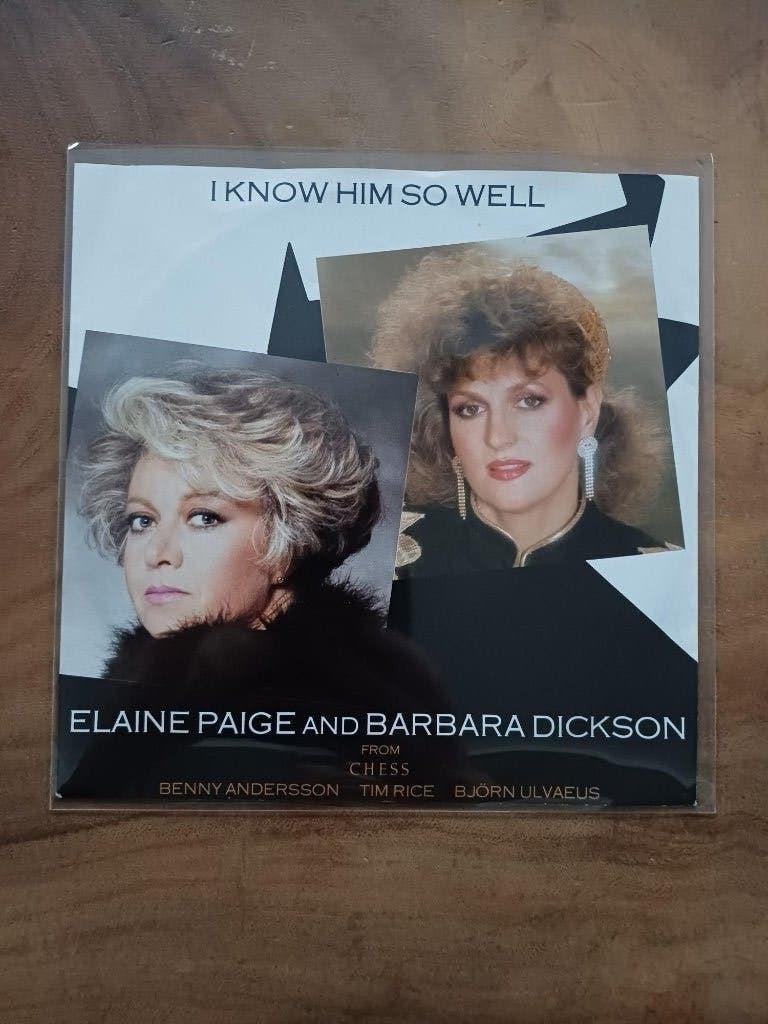 Elaine Page and Barbara Dickson - I Know Him So Well - Vinyl, 7 inch, Ophalen of Verzenden, Zo goed als nieuw, Pop