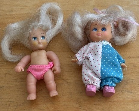 Gratis vintage poppetjes (8cm) van 1989 & 1997, Ophalen of Verzenden, Zo goed als nieuw