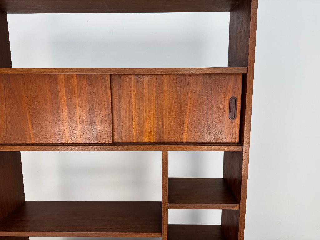 Vintage wandmeubel en roomdivider, Huis en Inrichting, Kasten | Wandmeubels, Verzenden, Teakhout, Zo goed als nieuw, Minder dan 100 cm