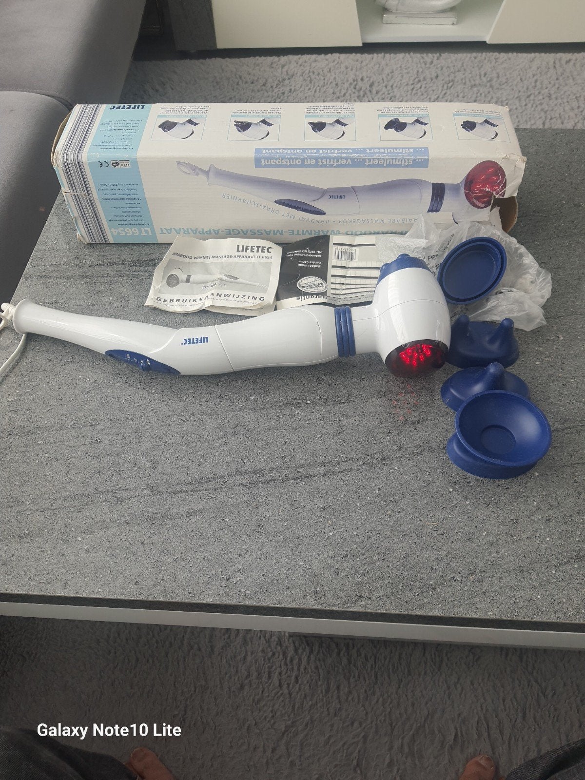 Lifetec Warmte Massage Apparaat LT 6554, Ophalen of Verzenden, Gebruikt, Apparaat