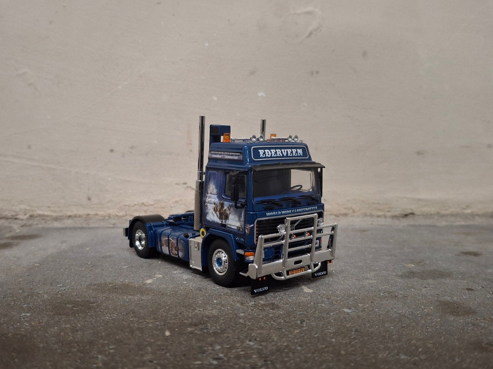 Tekno Volvo F16 Ederveen Transport, Ophalen of Verzenden, Zo goed als nieuw, Bus of Vrachtwagen, Tekno