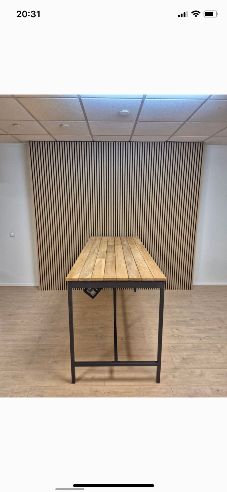4SO Taverne bartafel/ statafel 200x 85x105cm, NIEUW! €225,-!, Huis en Inrichting, Ophalen, Nieuw