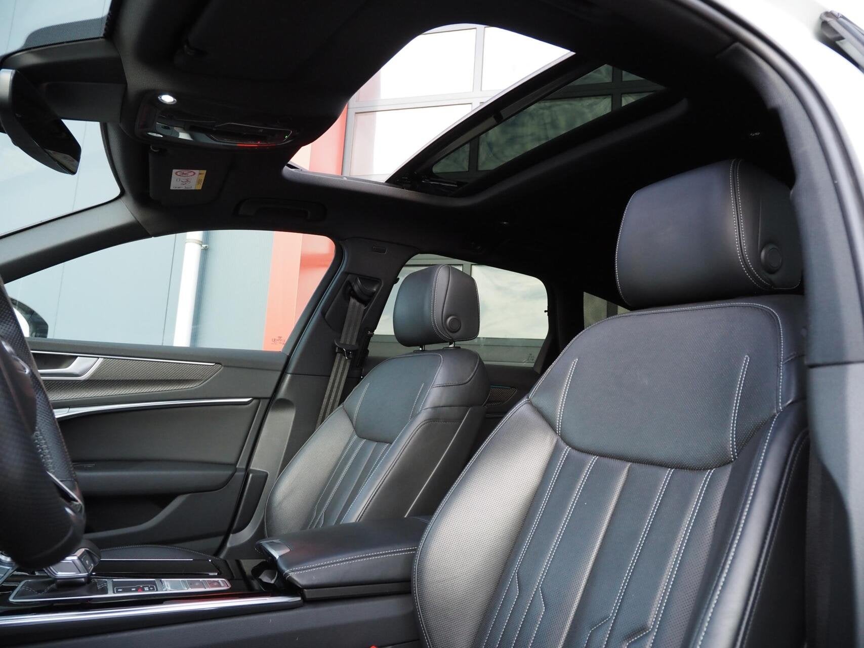 Audi A6 Avant 55 TFSI e S-Line Quattro Competition 367PK | 3, Automaat, Dealer onderhouden, Gebruikt, Zwart
