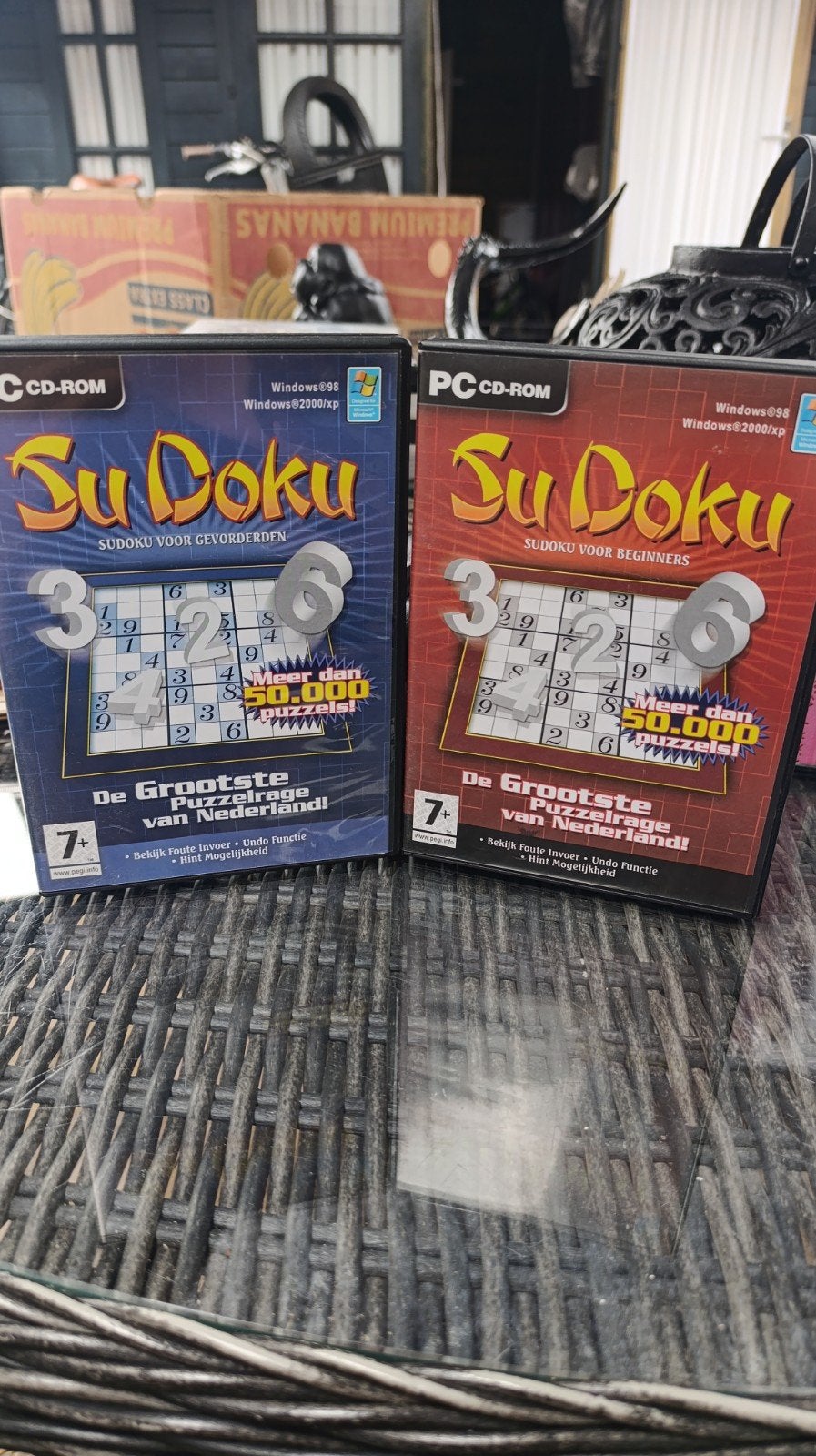 2 x Su Doku PC CD-ROM: Voor Beginners en Gevorderden, Spelcomputers en Games, Games | Pc, Gebruikt, Puzzel en Educatief, 1 speler