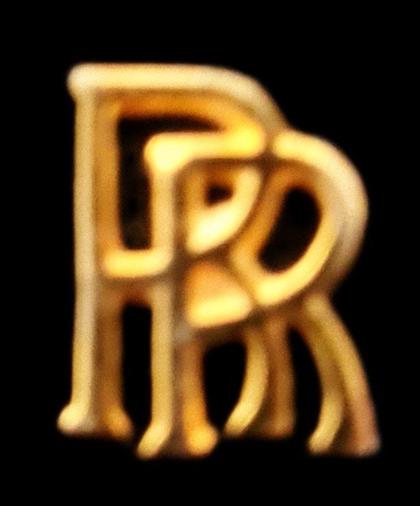 Rolls Royce pin- opengewerkt goudkleur, Verzenden, Nieuw, Transport, Speldje of Pin