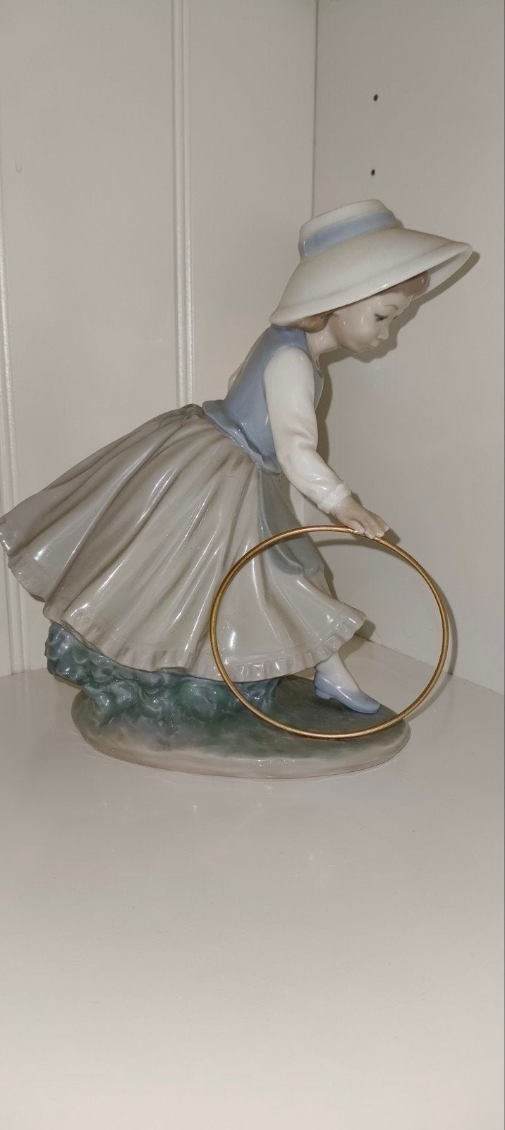 Vintage Nao Lladro beeldje: Meisje met hoepel, Ophalen