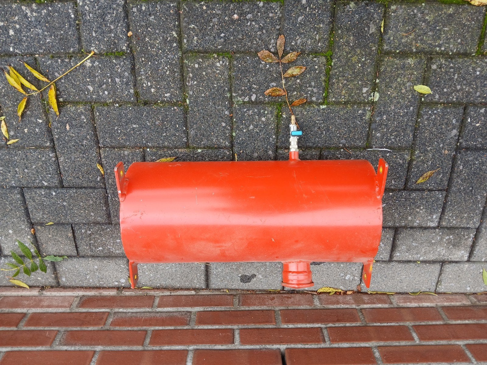 Rode brandstoftank met kraan - Gebruikt, Ophalen, Gebruikt