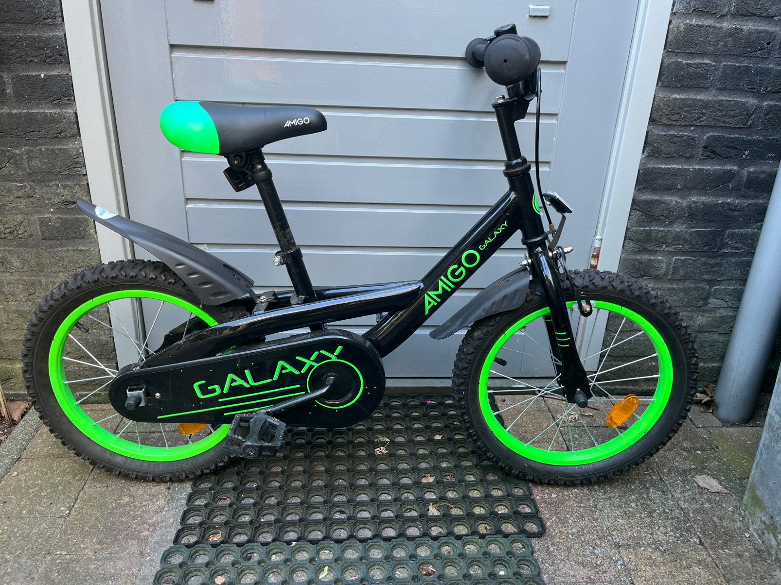 Kinderfiets 16 inch Galaxy Amigo, Ophalen, Zo goed als nieuw, Staal, 16 tot 20 inch