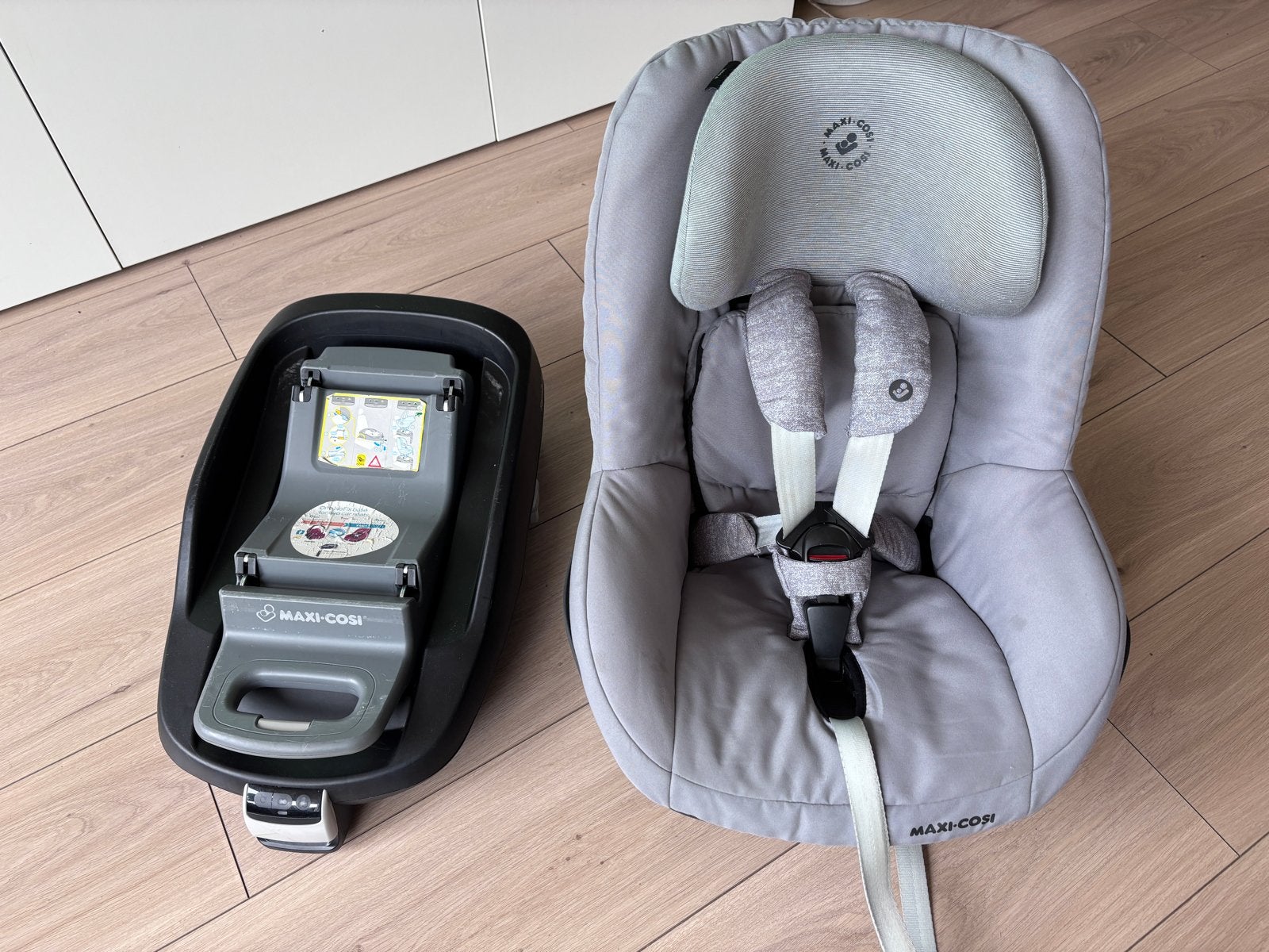 Maxi-Cosi autostoel met Isofix base, Kinderen en Baby's, Ophalen, Gebruikt, Zijbescherming, Isofix