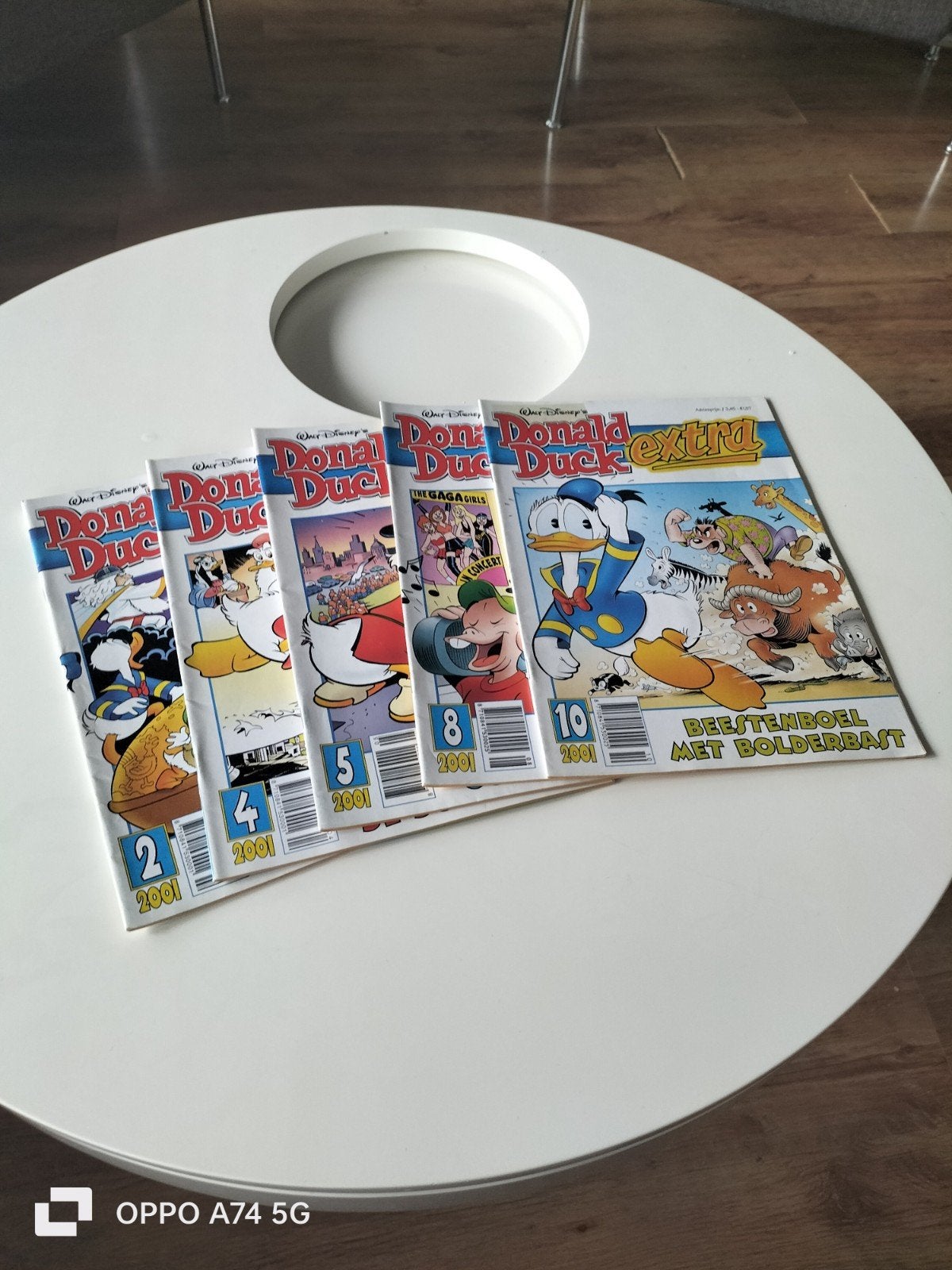 Donald Duck Extra stripcomics uit 2001 (5 stuks), Ophalen of Verzenden, Gelezen