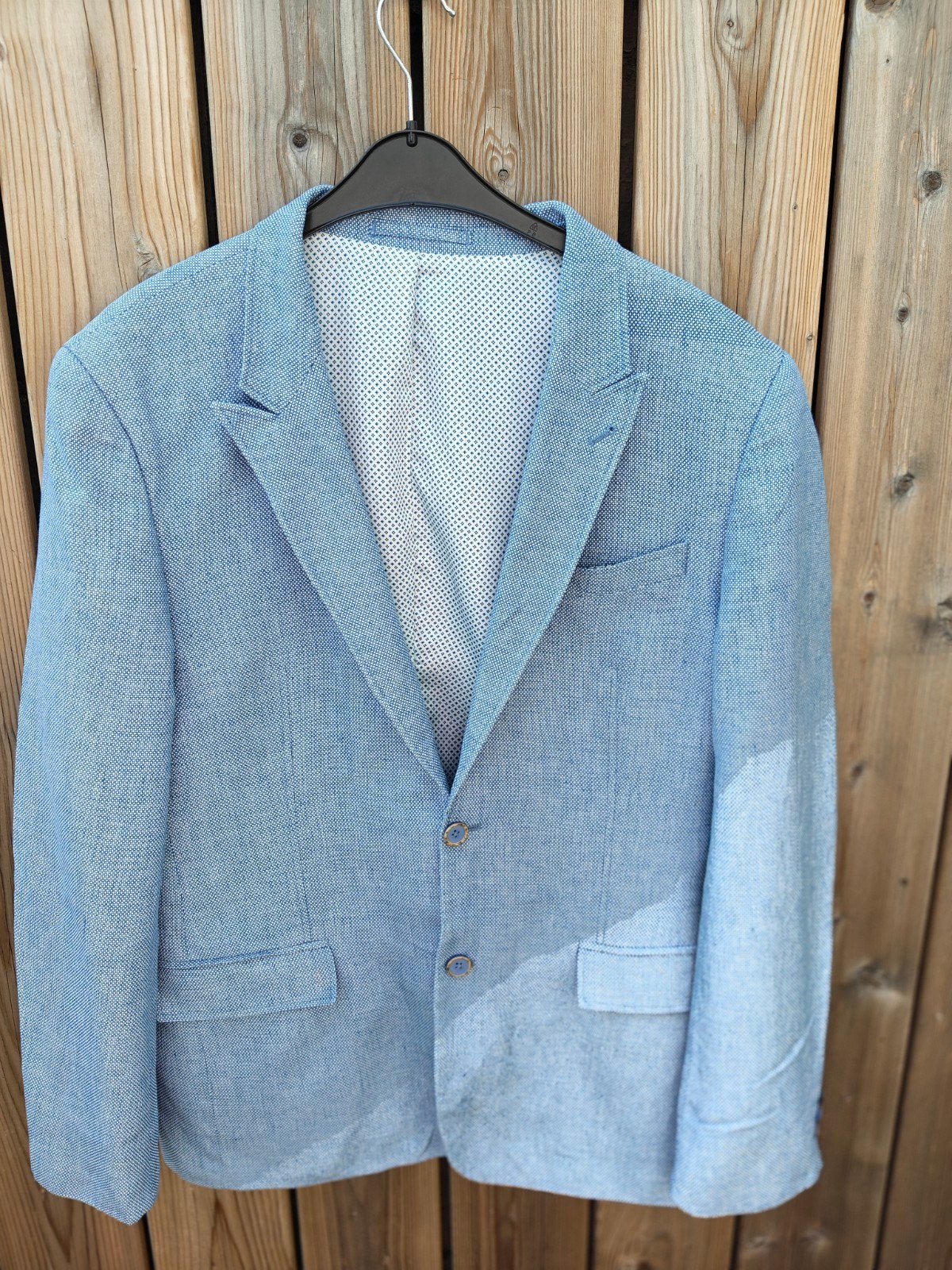 Canda Lichtblauwe Blazer - Regular Fit - Maat 50, Kleding | Heren, Ophalen of Verzenden, Zo goed als nieuw, Canda, Maat 48/50 (M)