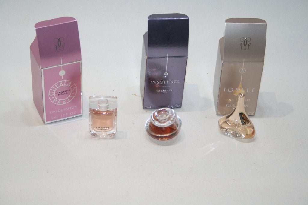 Guerlain 3 verschillende miniaturen 2x EdP, 1x EdT New OVP, Verzenden, Nieuw, Miniatuur, Gevuld