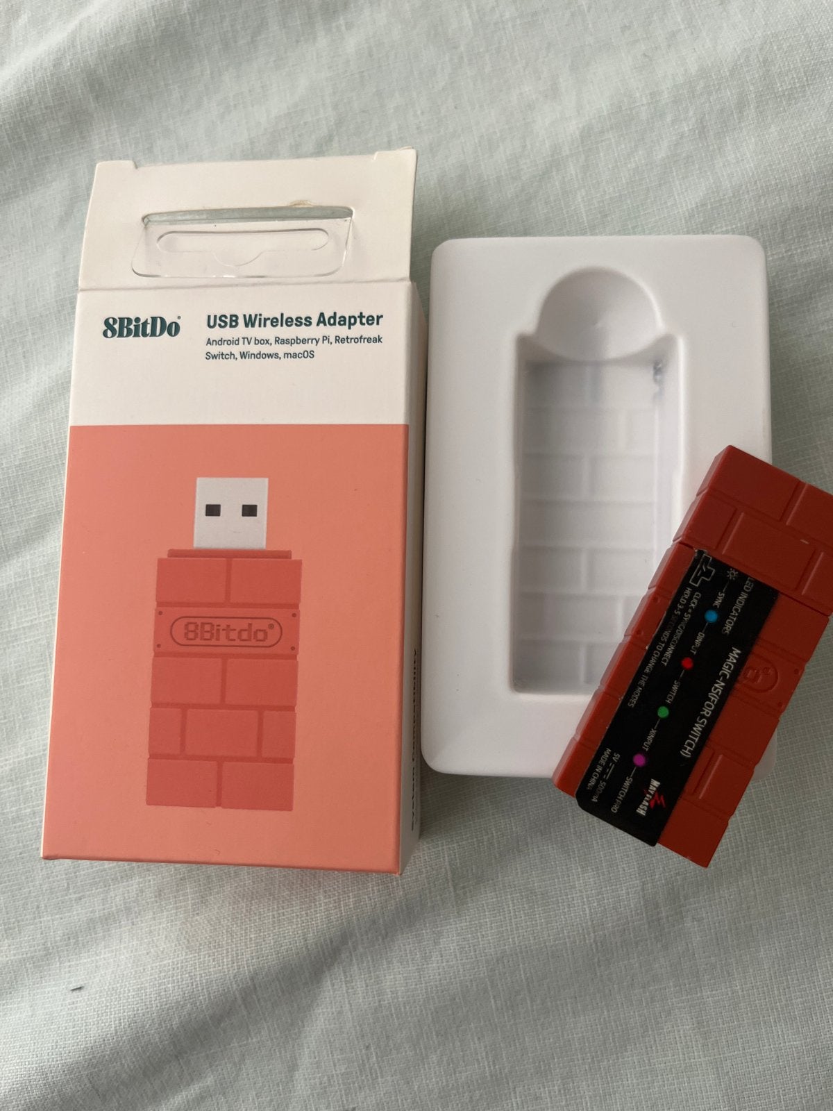 8BitDo USB Draadloze Adapter voor Gaming, Ophalen of Verzenden, Zo goed als nieuw, 8BitDo, Adapter