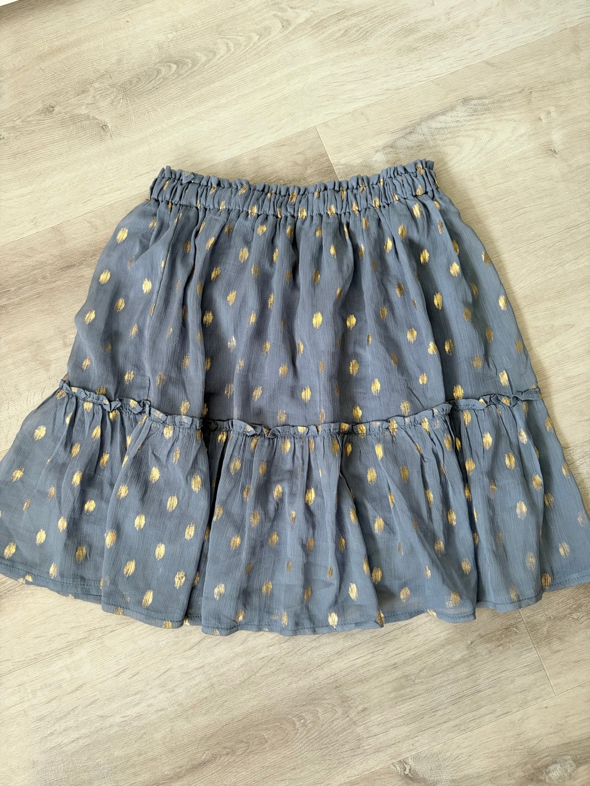 Guts & Gusto rokje met gouden stippen - Maat M/L, Kleding | Dames, Maat 38/40 (M), Blauw, Ophalen of Verzenden, Zo goed als nieuw