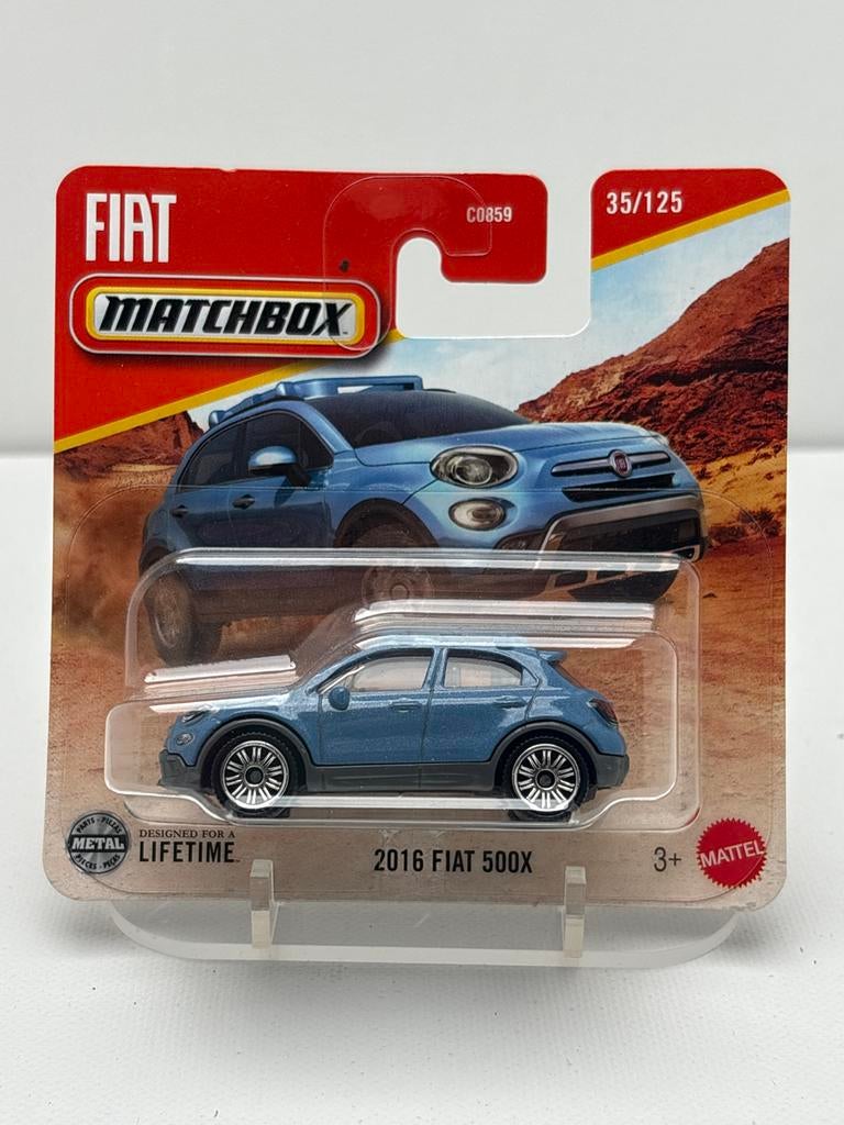 Matchbox 2016 Fiat 500X - Nieuw in verpakking, Auto, Nieuw, Ophalen of Verzenden, Mattel